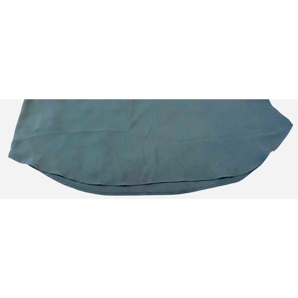 LOFT OUTLET CAP SLV RND NECK PULL-OVER TUNIC BLOUSE, WOMENS, L, BLUE - Picture 5 of 10